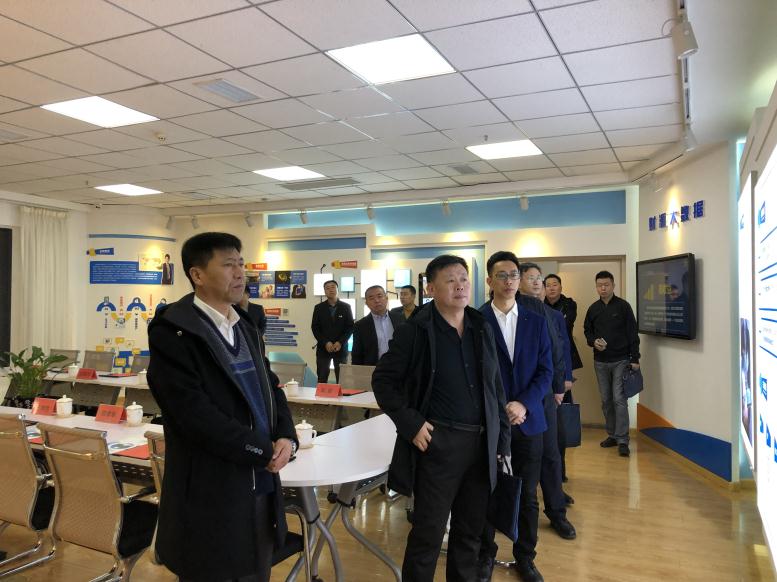 四平市铁东区王学民区长一行莅临J9集团国际站集团调查财路大数据项目